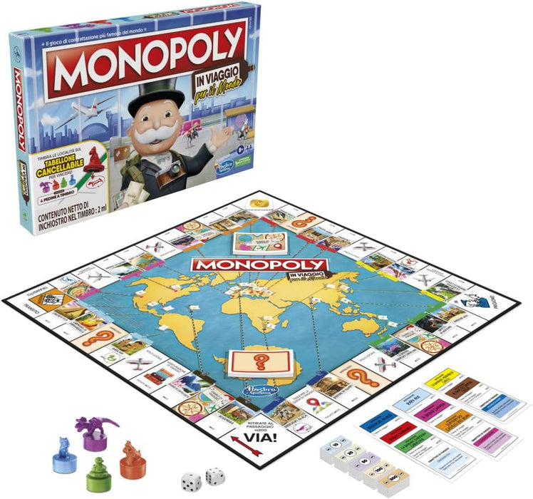 HASBRO Monopoly In Viaggio Per Il Mondo - F4007103