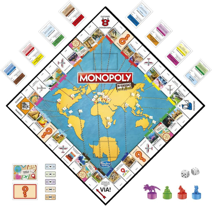 HASBRO Monopoly In Viaggio Per Il Mondo - F4007103