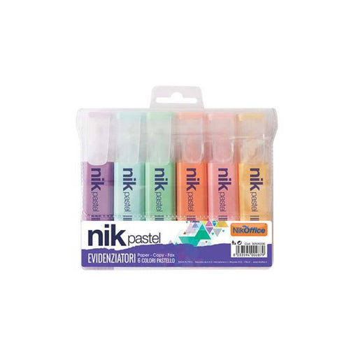 ANS 6 Evidenziatori Pastello - 36NIK036