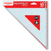 ARDA Squadra In Alluminio 45° Cm. 30 Profil - 18032