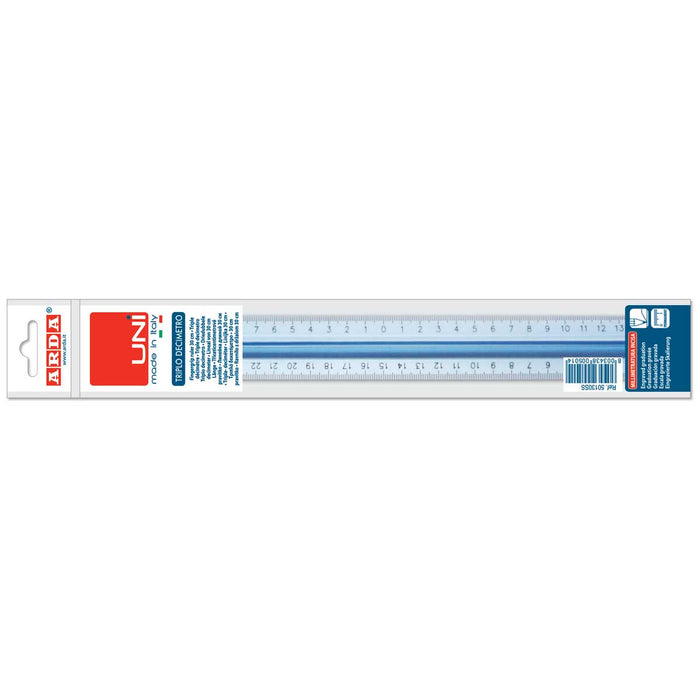 ARDA Triplodecimetro In Plastica Impugnatura Lunga Uni - 50130SS