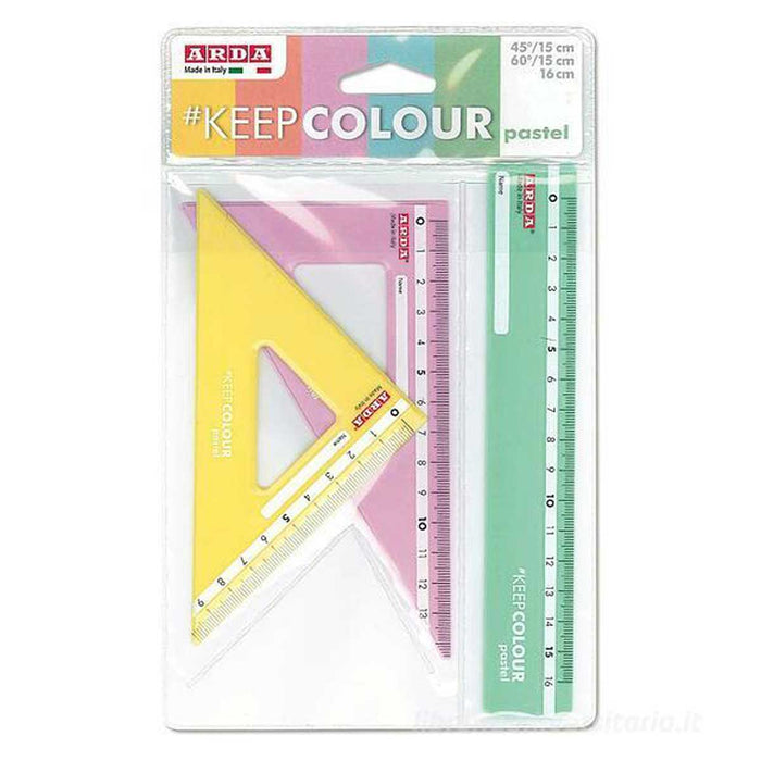 ARDA Miniset 3 Pezzi Keep Colour Pastel - KCP7063
