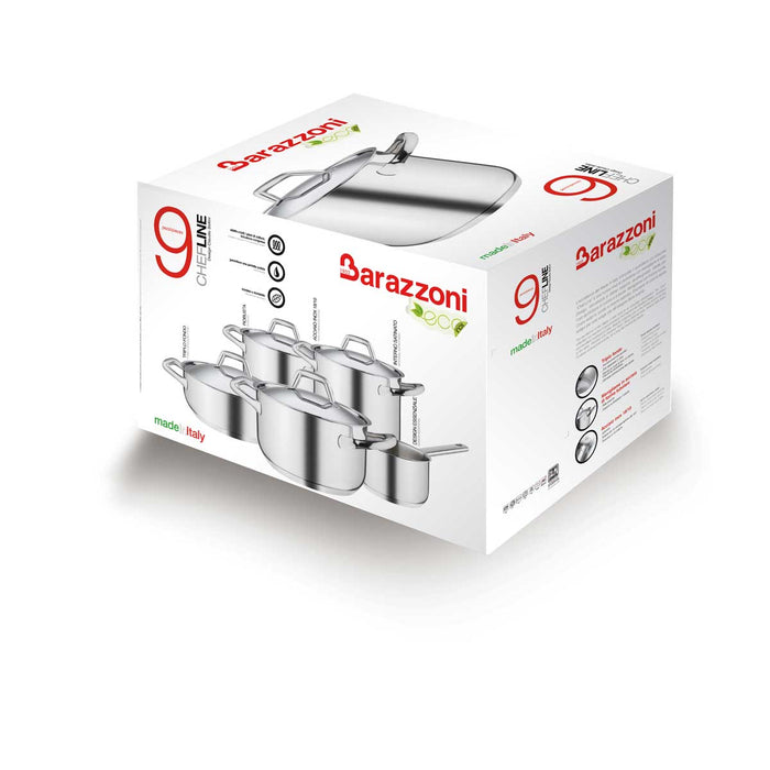 BARAZZONI Batteria Chef Line 9 Pz - 163909