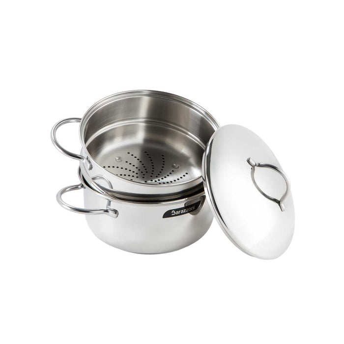 BARAZZONI Vapor Set Inox Con Fondo Cm 20 - 475053520