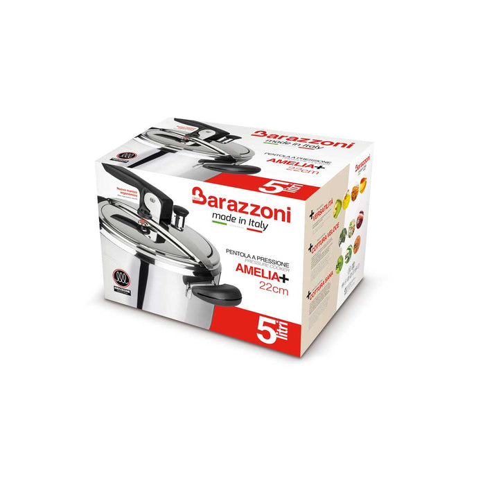 BARAZZONI Pentola Pressione Amelia Piu' L 5 Nera - 52604500508010