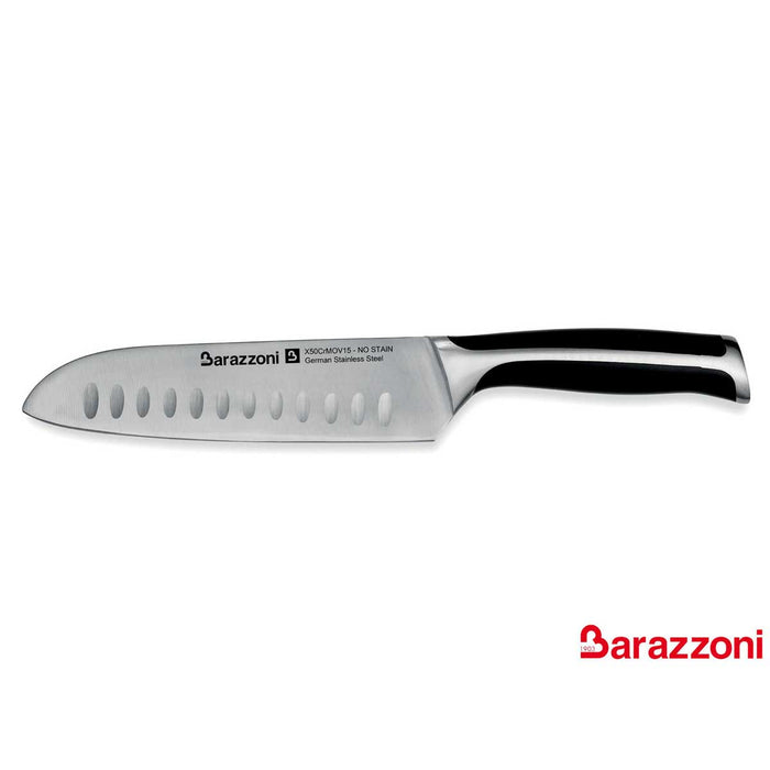 BARAZZONI Coltello Santoku Professional 17,5 Cm Con Lama A Filo Cavo - 802070155