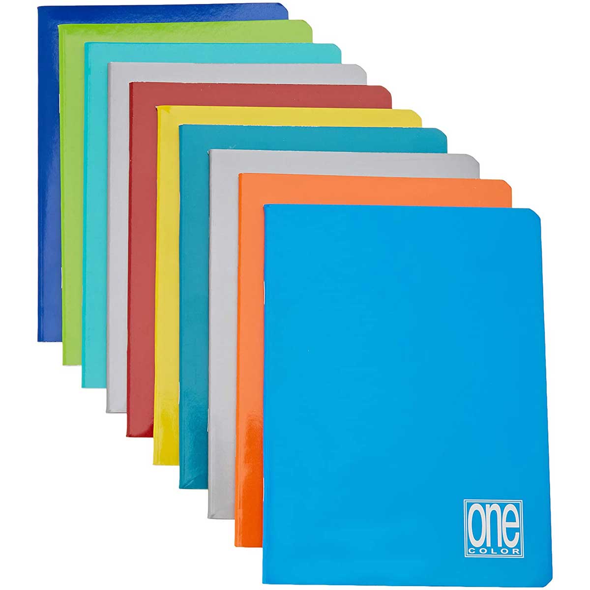 Quaderni One Color A5 - Rigatura 0B Con Margine, 80g/mq, Pacco Da 10, Per Scuola Elementare - Foto 8