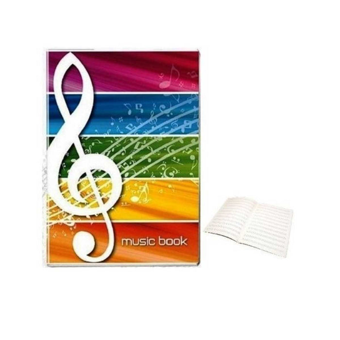 BLASETTI Maxi Quaderno A4 Musica Rigatura Pentagramma - 5707