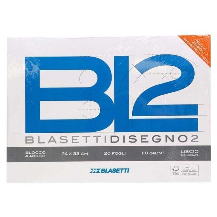 BLASETTI Album Punto Metallico Disegno Bl2 F.To 24X33 Liscio - 6170