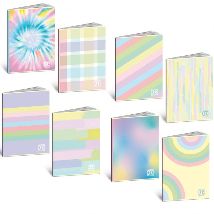 BLASETTI Quaderno A4 One Color Pastel Plus - Rigo 1R - 7744