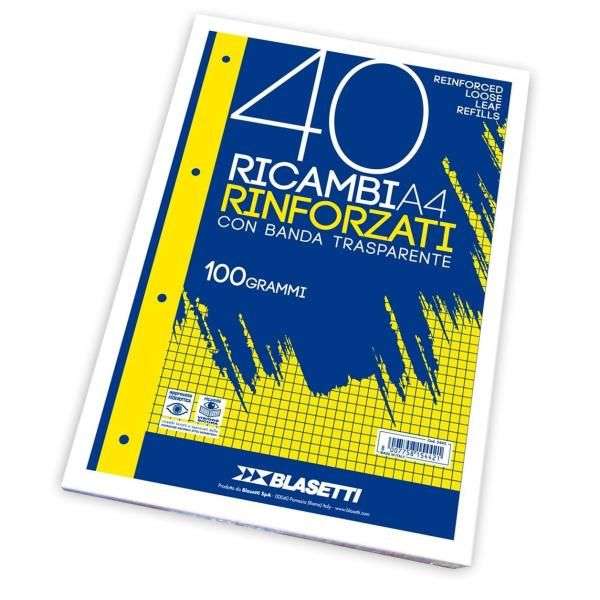 BLASETTI Ricambi Rinforzati A4 -10F- 100 Gr - 8064