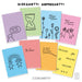 BLASETTI One Color Maxi Quaderno A4 Disegnetti Depressetti 1R - Modelli Assortiti - 8152