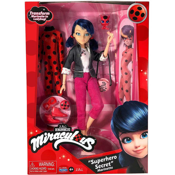 BANDAI Miraculous Ladybug Bambola 26 Cm Doppio Abito T04747 Mornati Paglia