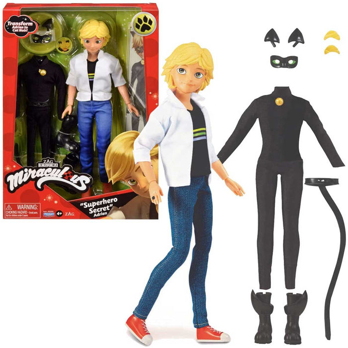 BANDAI Miraculous Doll 26Cm Adrien Doppio Vestito - T05893