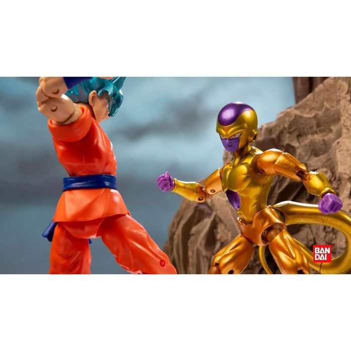BANDAI Dragon Ball Personaggio Blue Goku Vs Golden Frieza T09520