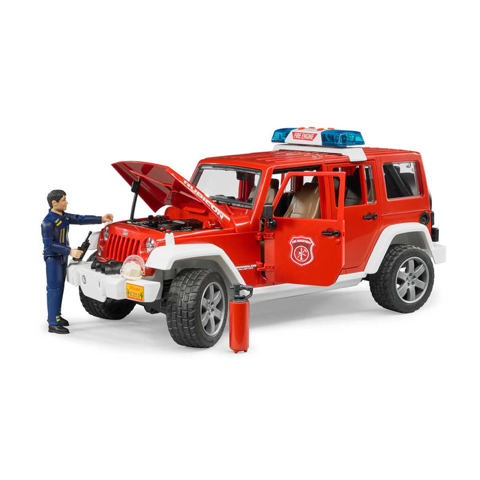 BRUDER Jeep Wrangler Pompieri Luci E Suoni - 02528