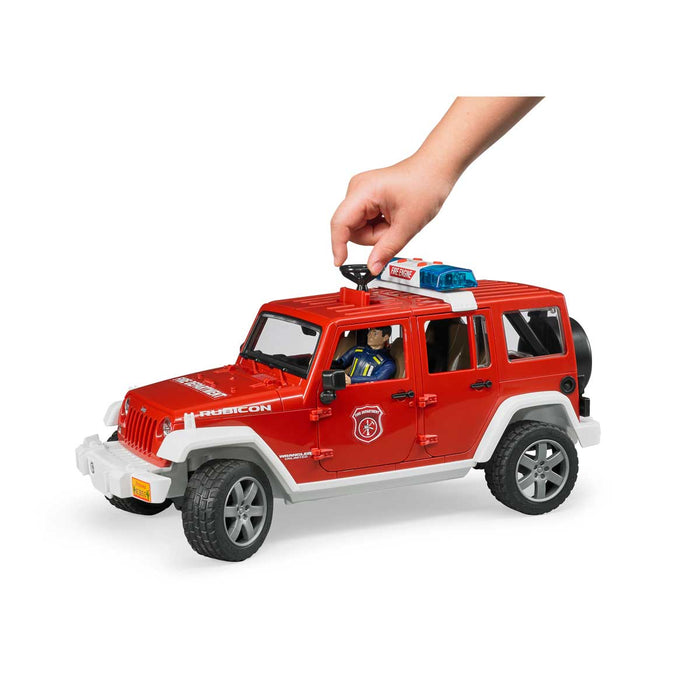 BRUDER Jeep Wrangler Pompieri Luci E Suoni - 02528
