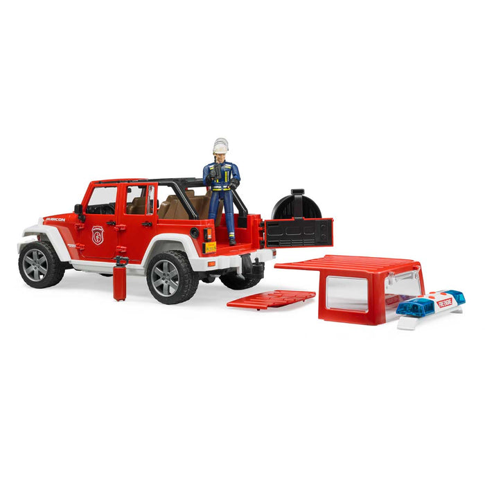 BRUDER Jeep Wrangler Pompieri Luci E Suoni - 02528