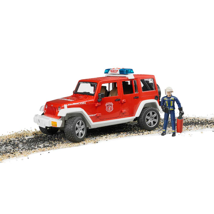 BRUDER Jeep Wrangler Pompieri Luci E Suoni - 02528