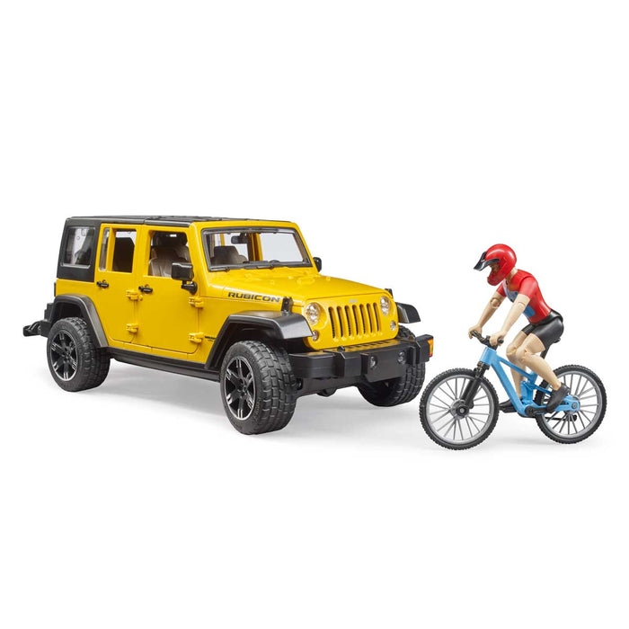 BRUDER Jeep Wrangler Con Bici E Ciclista - 02543