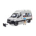 BRUDER Mercedes Benz Sprinter Camper Con Personaggio - 02672
