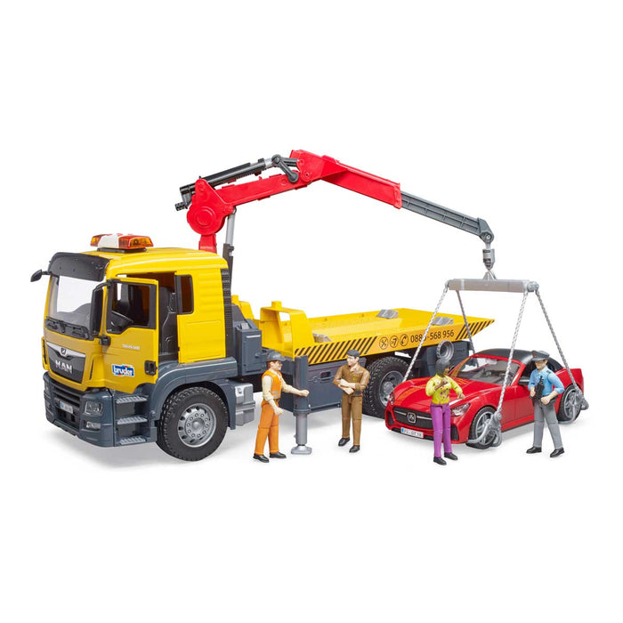 BRUDER Man Tgs Carro Attrezzi Con Auto - 03750