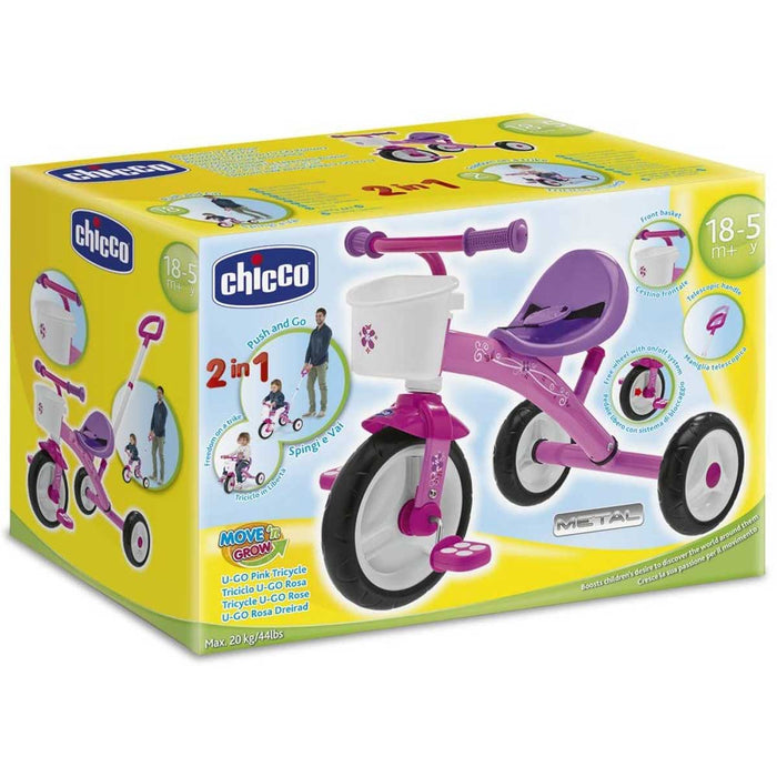 CHICCO Triciclo U-Go Rosa - 0007412100000
