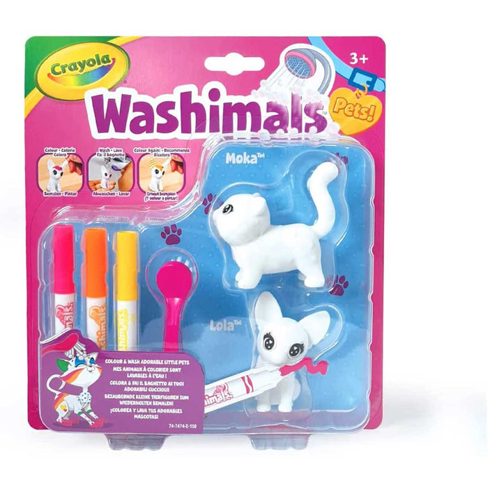 CRAYOLA Washimals Set Cagnolino E Gattino - 74-7474