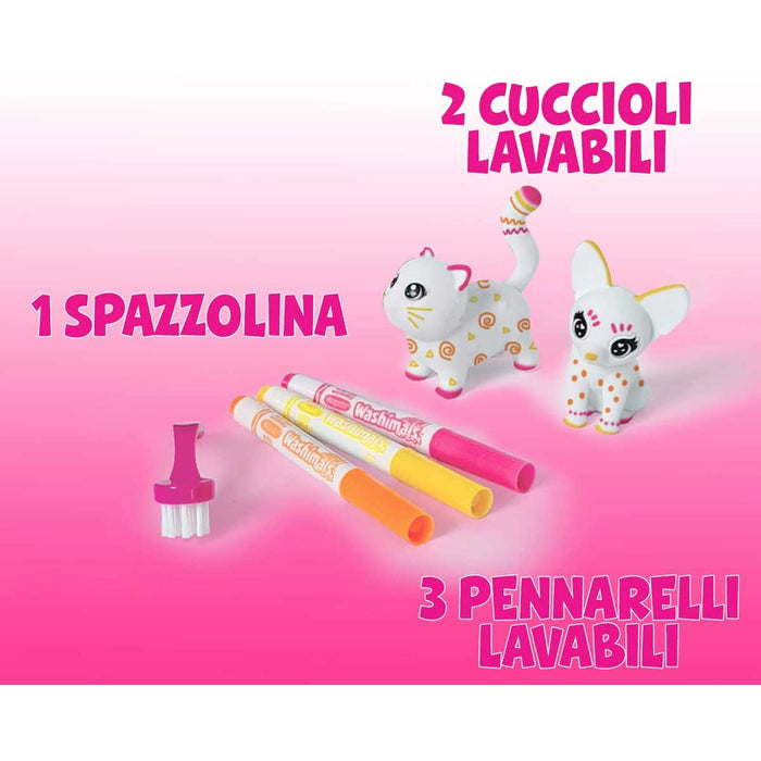 CRAYOLA Washimals Set Cagnolino E Gattino - 74-7474