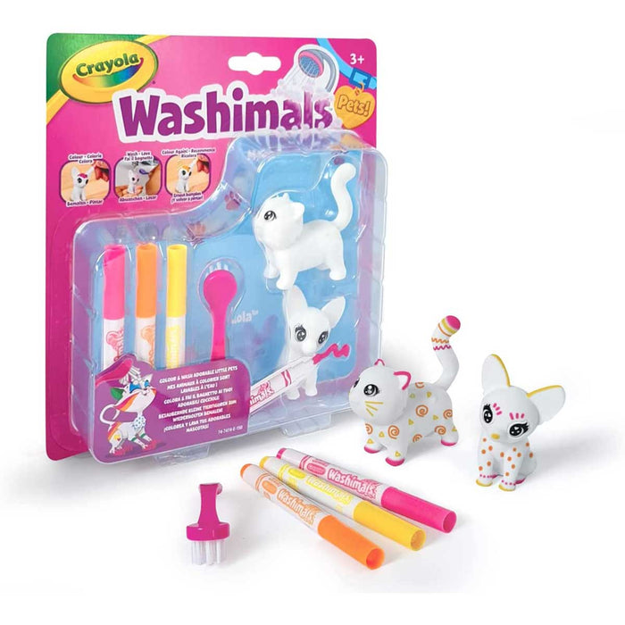 CRAYOLA Washimals Set Cagnolino E Gattino - 74-7474