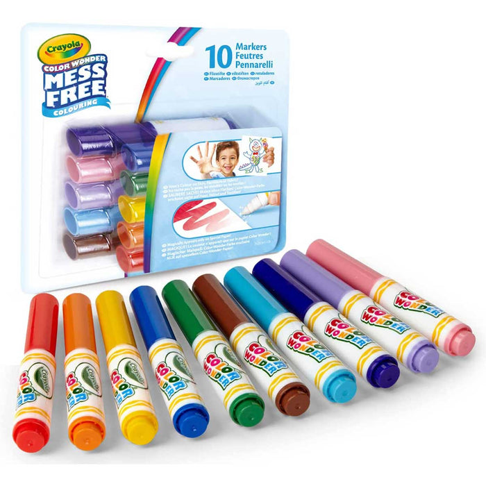 CRAYOLA 10 Mini Pennarelli Color Wonder - 75-2570