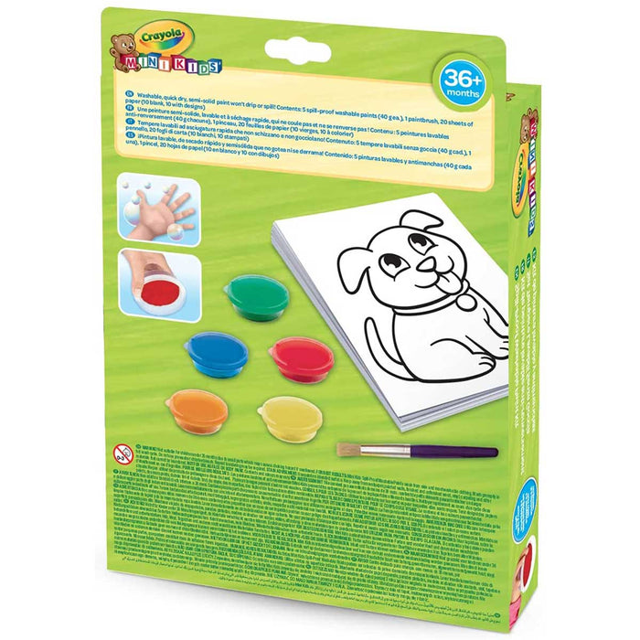 CRAYOLA Set Tempere Lavabili Senza Goccia - 81-1483