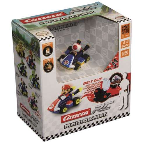 CARRERA Auto Radiocomanta Box Nintendo Supermario Kart Mini Toad - 370430005P