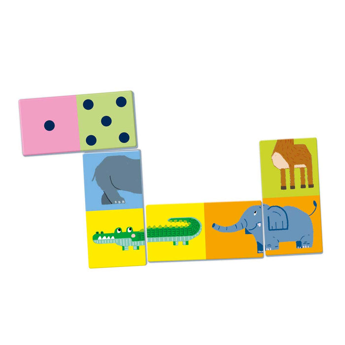 CLEMENTONI Domino Numeri E Animali - 16121
