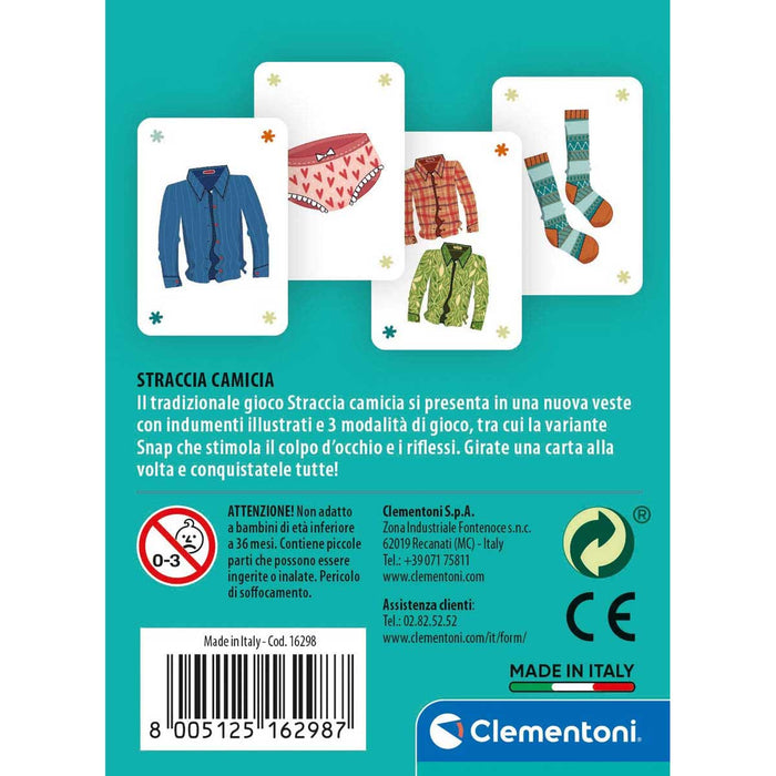 CLEMENTONI Carte Straccia Camicia - 16298