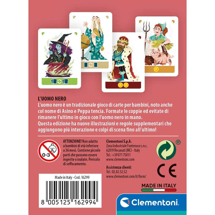 CLEMENTONI Carte L'Uomo Nero - 16299