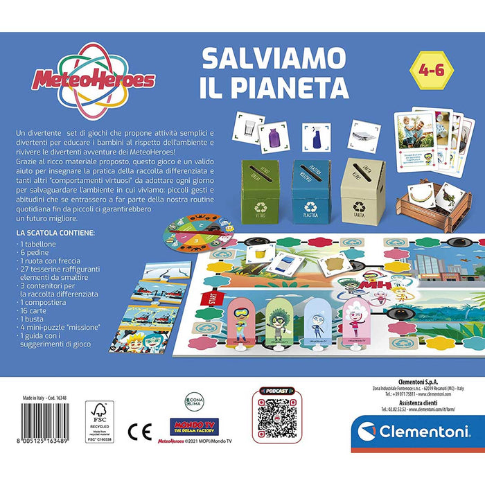CLEMENTONI Meteo Heroes Salviamo Il Pianeta - 16348