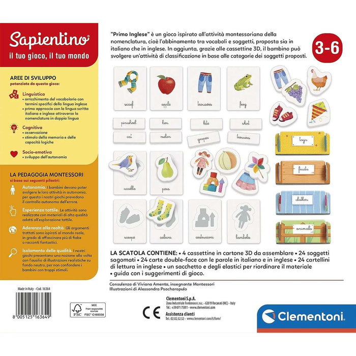 CLEMENTONI Montessori Primo Inglese - 16364