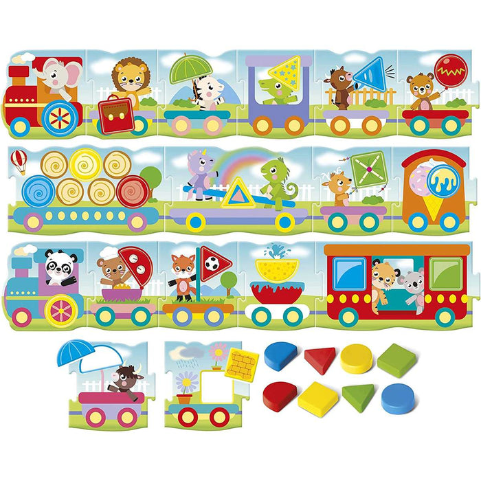 CLEMENTONI Montessori Baby Il Trenino Delle Forme 16414