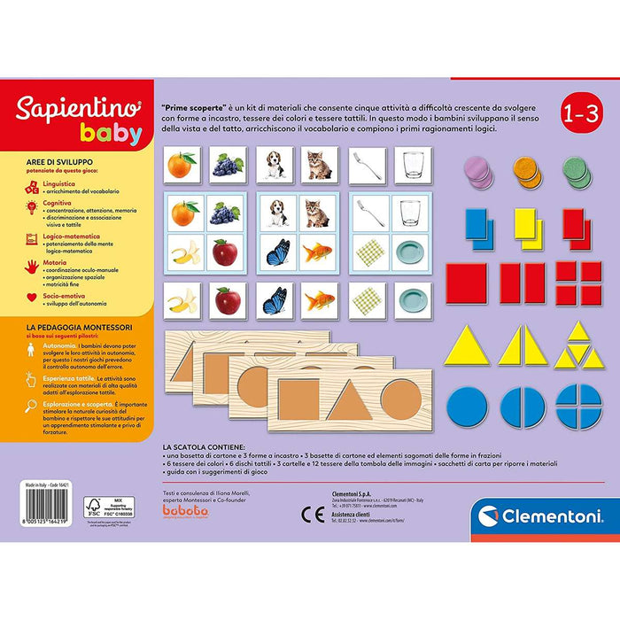 CLEMENTONI Sapientino Baby Montessori - Prime Scoperte - 16421