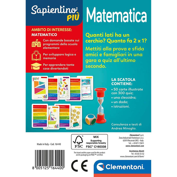 CLEMENTONI Sapientino Più - Matematica - Testa A Testa - 16440