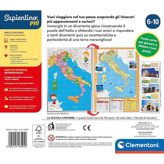 CLEMENTONI Scopriamo L'Italia - 16594