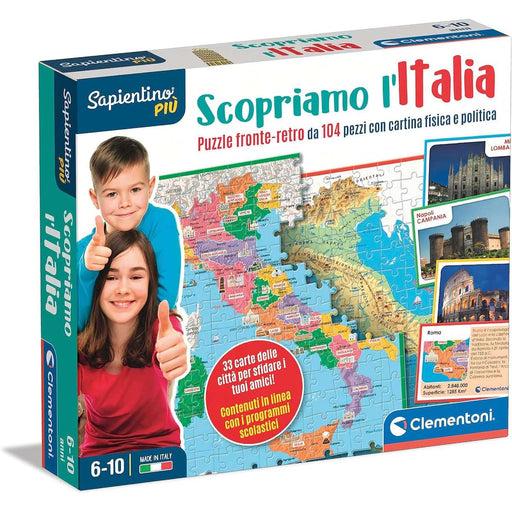 Clementoni Puzzle 250 Pezzi Supercolor - Exploring Maps: Great People In Europe, Per Bambini 7 Anni, Made In Italy, Dimensioni 48,5x33,5 Cm - 3
