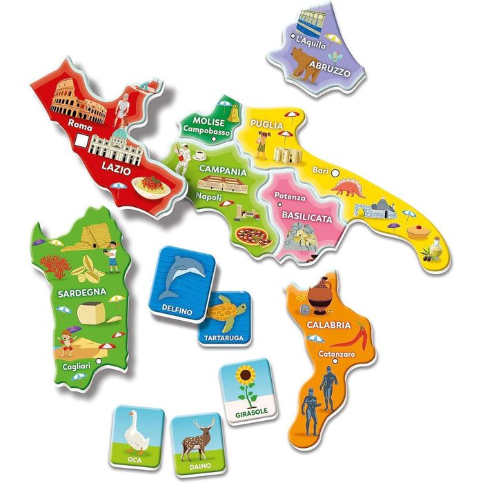 CLEMENTONI Geo Puzzle Magnetico Italia - 16751