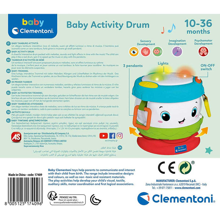 CLEMENTONI Activity Baby Tamburo - 17409
