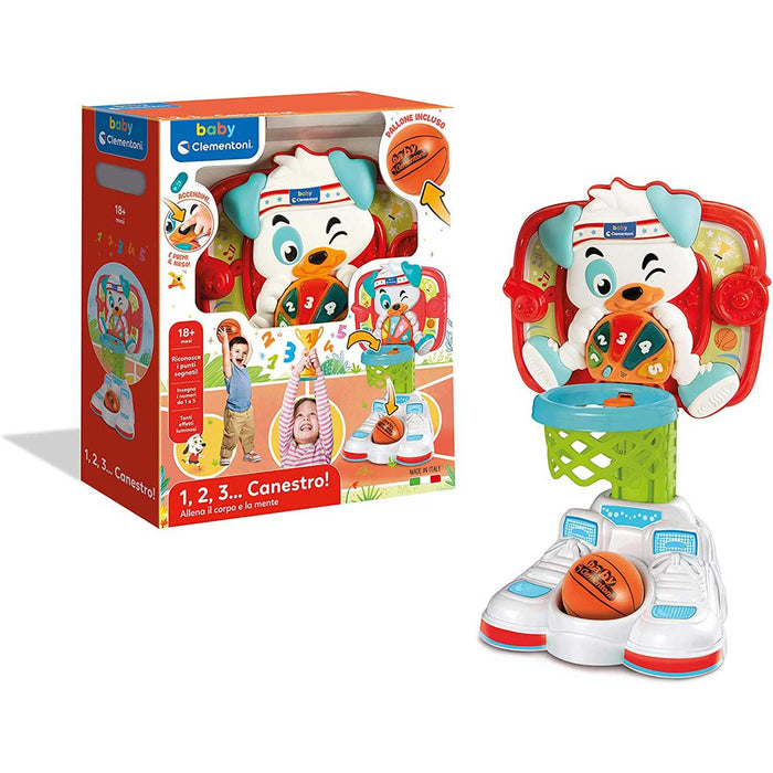 CLEMENTONI Baby Clementoni 1 2 3 Canestro - 17437