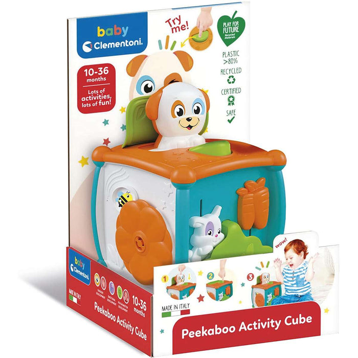 CLEMENTONI Cubo Attività - Peakaboo Activity Cube - 17672