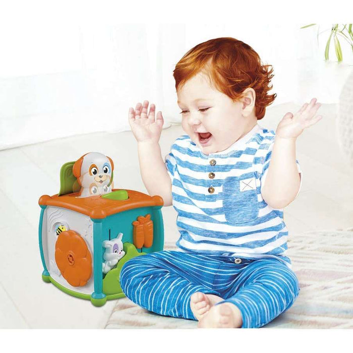 CLEMENTONI Cubo Attività - Peakaboo Activity Cube - 17672
