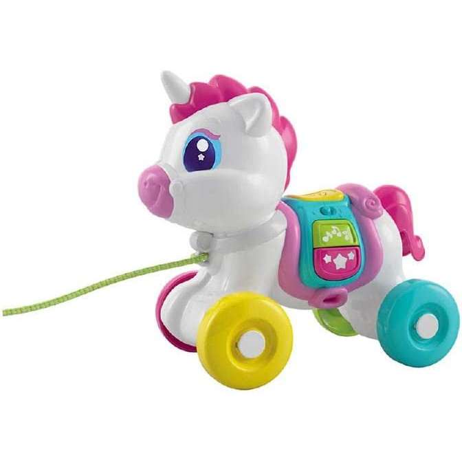 CLEMENTONI Baby Unicorno Sempre Con Me Trainabile - Pull Along - 17803