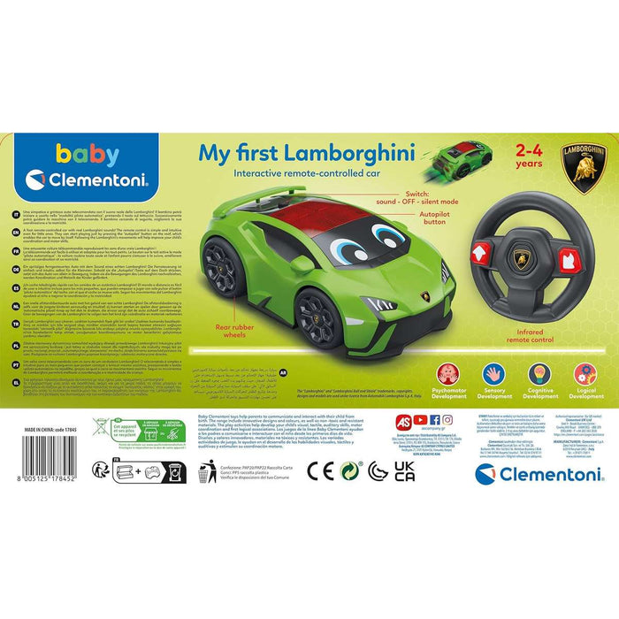 CLEMENTONI My First Lamborghini Rc Baby Car Radiocomandata - 17845
